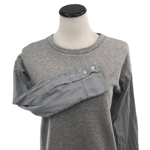 Vineyard Vines Gray Mixed Media Sweatshirt - Picture 2 of 10